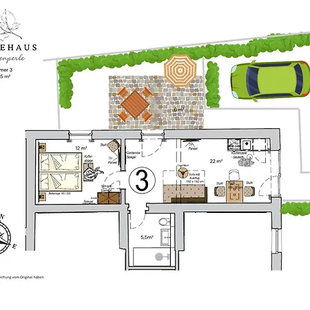 Mit Terrasse 